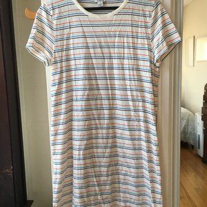 Stripe T-shirt Dress